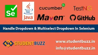 How To Handle Dropdown And Multiselect Dropdown In Selenium WebDriver StudentBuzz