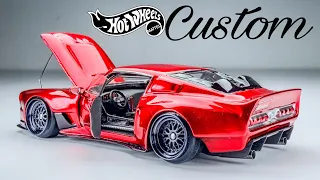 Transformation Ford Shelby GT500 Hot Wheels Custom pure 360 showcase