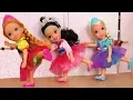 Lagu BALLERINA ! Elsa \u0026 Anna toddlers - Ballet Classes - Dance lessons