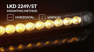 Video: LED dynamisch knipperlicht slimline | 12-24v | 100cm. kabel | VDK-130