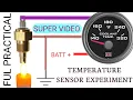 temperature sensor experiment engine coolent temperature sensor wiring temperature meater voltage