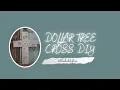 Dollar Tree Cross DIY