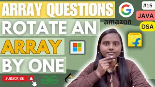 Cyclically Rotate An Array by One Arrays GFG JAVA DSA