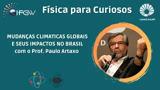 Mudanças climáticas globais e seus impactos no Brasil com Paulo Artaxo