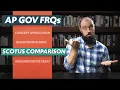 How to SCOTUS Comparison Question AP Gov FRQ