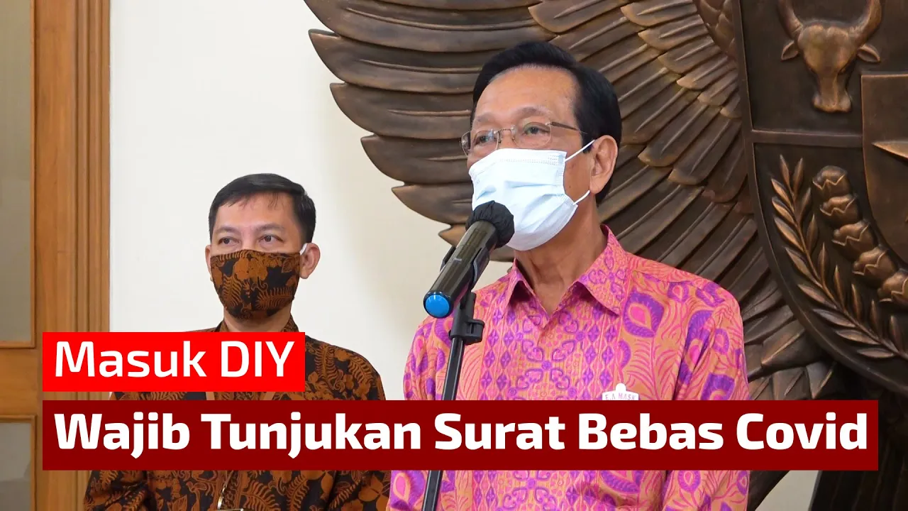 Keluar Masuk DIY Wajib Swab Antigen atau Tes PCR. 