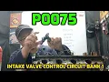 What Causes P0075 Code Intake Valve Control Circuit and How to Fix it