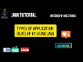 Types Of Application Java Applications