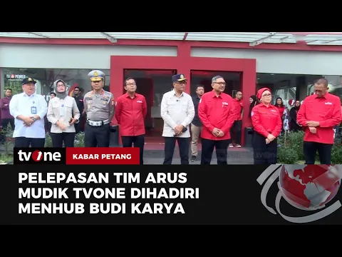 Menteri Perhubungan Hadiri Pelepasan Tim Liputan Mudik tvOne