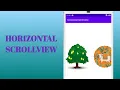 How to create horizontal scrollview in android scroll view in android horizontal scrollview