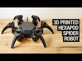 3D Printed RC Hexapod Spider Robot