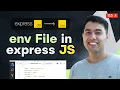 Environment Variables in Node js Express Setup env Files and Best Practices