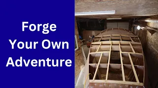 S2E70 Cabin Stringers Installed || Anchors are Unboxed || Forge Your Own Adventure