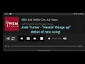 Josh Turner Debuts "Heatin' things up" Live (1:45) He talks Scotty Mccreery before induction (3:59)