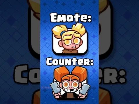 Emote vs Counter Part 2 #clashroyale