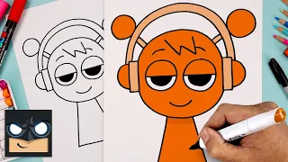 how to draw orange incredibox sprunki