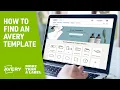 How to Find and Download Avery Templates