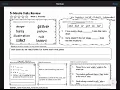 5 Minute Daily Review Week 1 Thursday