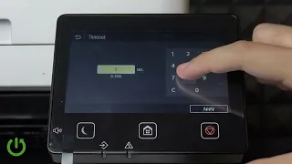 CANON i-SENSYS MF657Cdw - How to Manage Timeout in Printer Settings