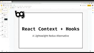 Frontend Guild React Context Hooks Slide Creation