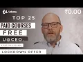 Udemy Top 25 Paid Courses Free Free Certificates Lockdown Bumper Offer