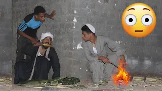 شوي الدرة على الطريقة الصعيدية فصلان ضحك 