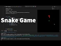 Snake Game using Pygames Python Speed code - Time lapse
