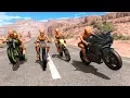 Download Lagu Motorbike Crashes #15 - BeamNG DRIVE | SmashChan