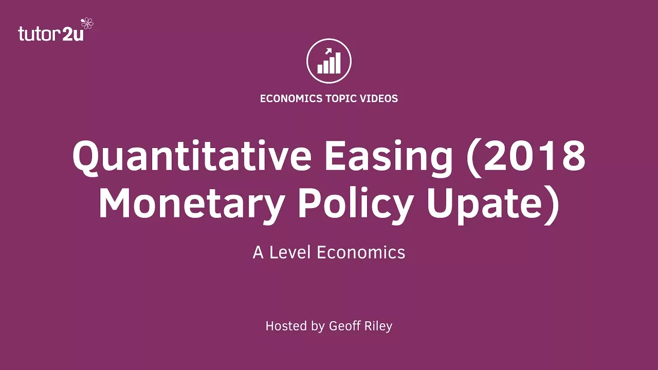 Quantitative Easing I A Level and IB Economics