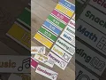 Daily Visual Schedule Cards and Back to School Classroom Decor
