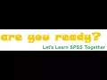 SPSS for Beginners 3 Variable Recoding