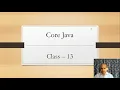 Core Java Class 13 Switch Statement switch case