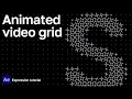Animated grid in After Effects SampleImage expression tutorial