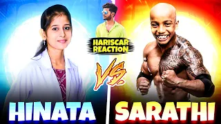 💥HINATA VS SARATHI ஜெயிச்சா V BADGE ID கிடைக்குமா..? FUNNY CLASH SQUAD TAMIL|| Free Fire India