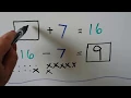 Grade 1 Math 5 5 Unknown missing numbers related facts