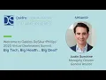 ODP Virtual Dealmakers Summit - Big Tech Big Health Big Deal Justin Sunshine General Atlantic