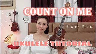 Download COUNT ON ME | Bruno Mars | UKULELE TUTORIAL MP3