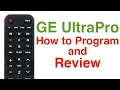 GE UltraPro Universal Replacement LG Remote Setup Instructions and Review by Skywind007