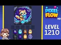 Pixel Flow Level 1210 Solution Walkthrough