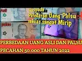 Download Lagu CARA MEMBEDAKAN UANG ASLI DAN PALSU 50RIBU, TERNYATA UANG PALSU JUGA ADA BENANGNYA😱❗