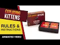 How to play Exploding Kittens Learn Exploding Kittens card game rules regulations