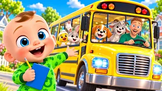 Wheels on the Bus: Animal Adventure 4K | BillionSurpriseToys Nursery Rhymes, Kids Songs EP4