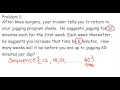 Word Problems for Arithmetic sequence