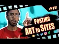 - Posting Art to Sites DeviantART FurAffinity Tumblr Twitter Instagram