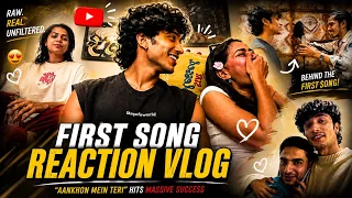 My first song 🎵 reaction 😳ft @Akankshachoudhary_official @VarunYadavLailaa and friends