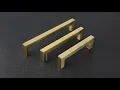 Lontan Brass Kitchen Cabinet Hardware Gold Drawer Pulls