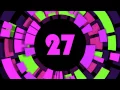 1 min Countdown Timer v 276 circle clock with sound effects and voice 4k