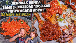 NGERI! SAMBAL MELEDAK 100 CABE ABANG ADE GEROBAKAN MURAH BANGET!
