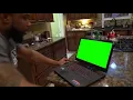 Download Lagu Black man punches the green screen laptop // grren screen effect // meme template
