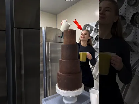 Satisfying Cake Glaze Fail 🤣#funny